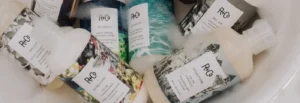 R+Co Hair Care shampoos and conditioners. 